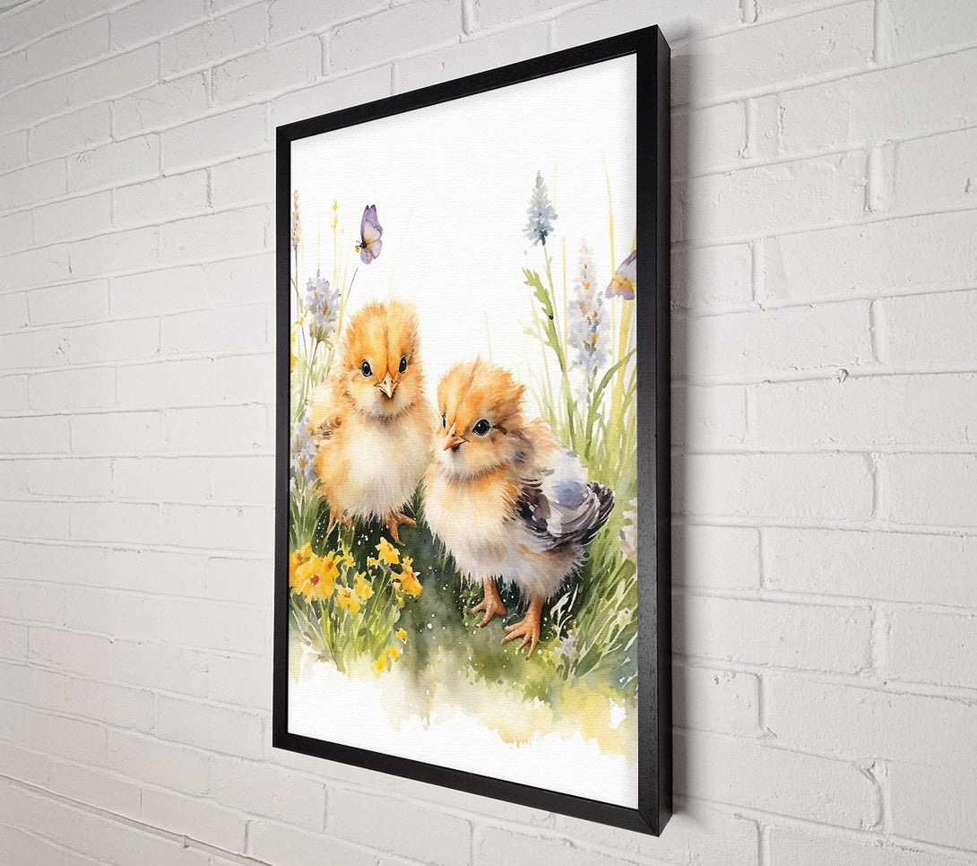  A Canvas Print of Chicks In The Geass Watercolour Canvas Art
