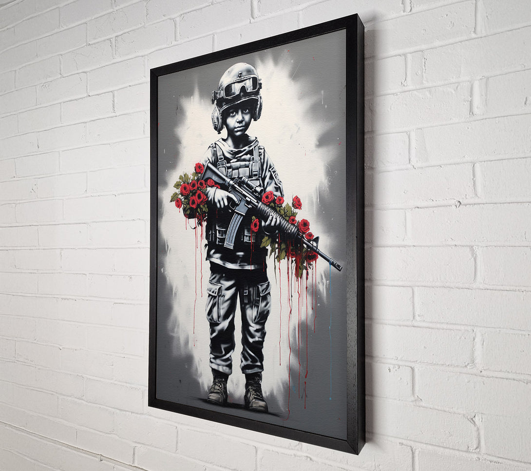  A Canvas Print of Child Of War Canvas Print
