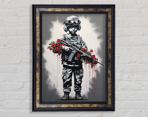 Child Of War Framed Print