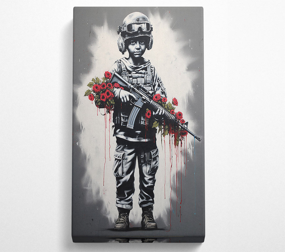  A Canvas Print of Child Of War Canvas Print