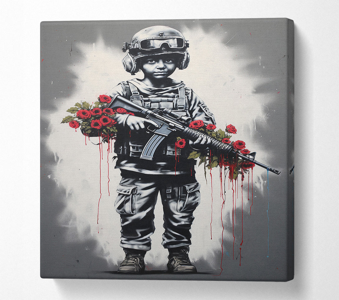  A Canvas Print of Child Of War Canvas Print