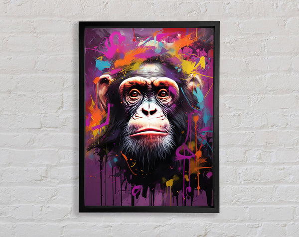 Chimpanzee Supreme Framed Print