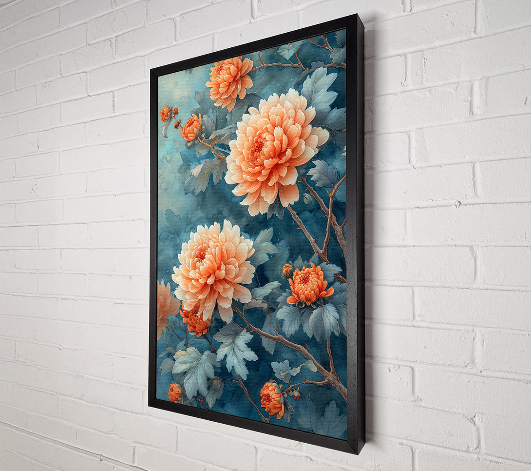  A Canvas Print of Chinese Chrysanthe Canvas Wall Art