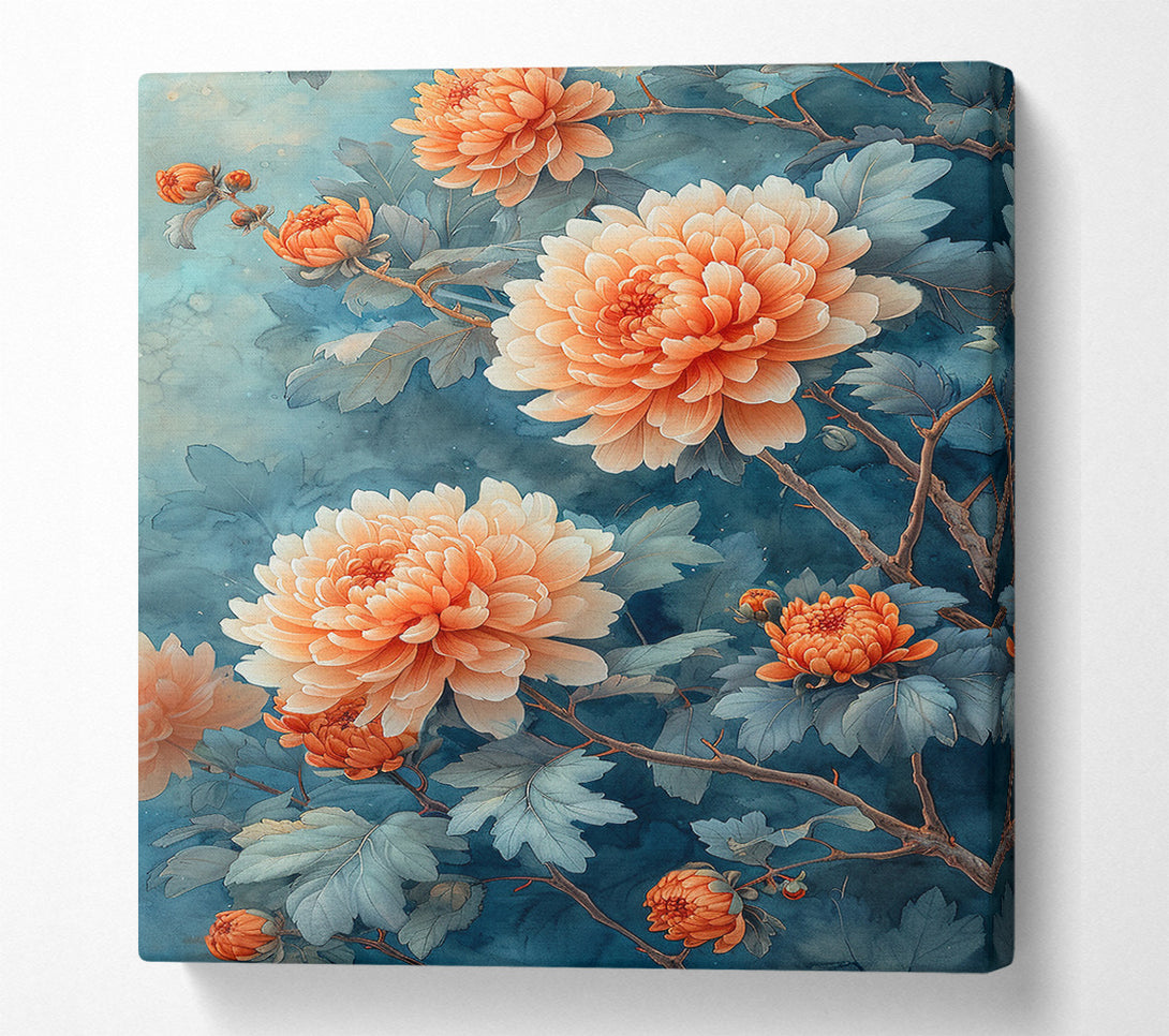  A Canvas Print of Chinese Chrysanthe Canvas Wall Art