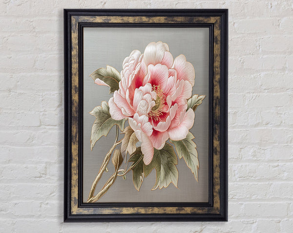 Chinese Flower Framed Print