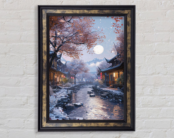 Chinese Stream Framed Print