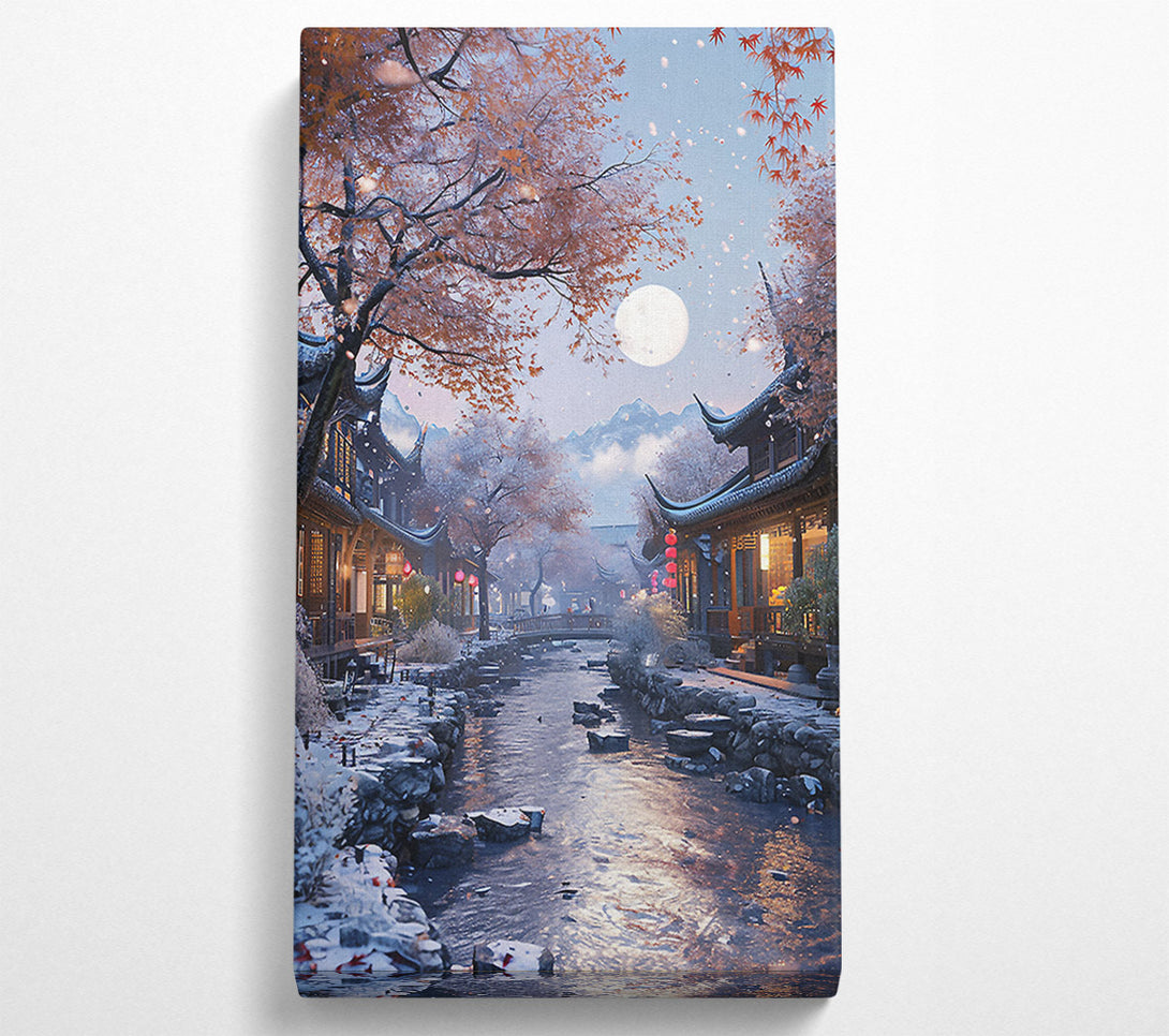 A Canvas Print of Chinese Stream Canvas Art