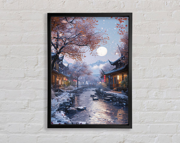 Chinese Stream Framed Print