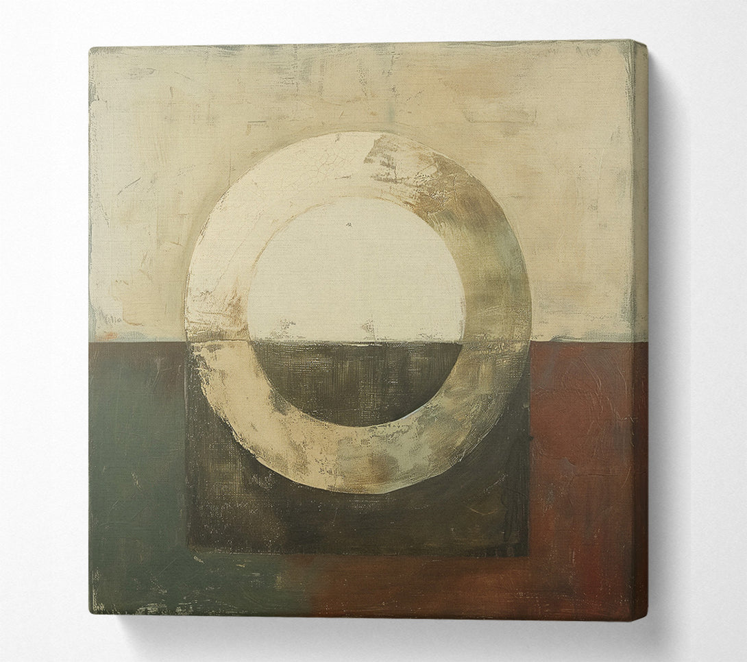  A Canvas Print of Circle Ring Modern Canvas Print