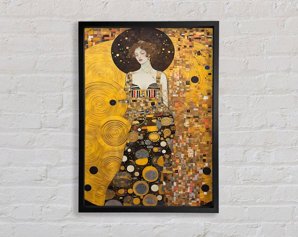 Circles And Square Gustav Framed Print