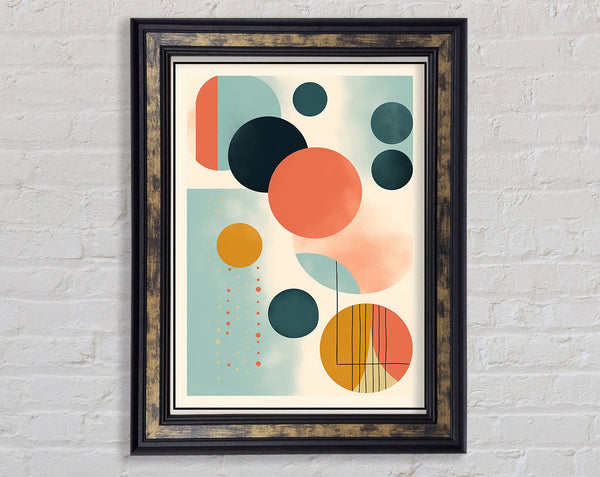 Circles Of Modern Life Framed Print
