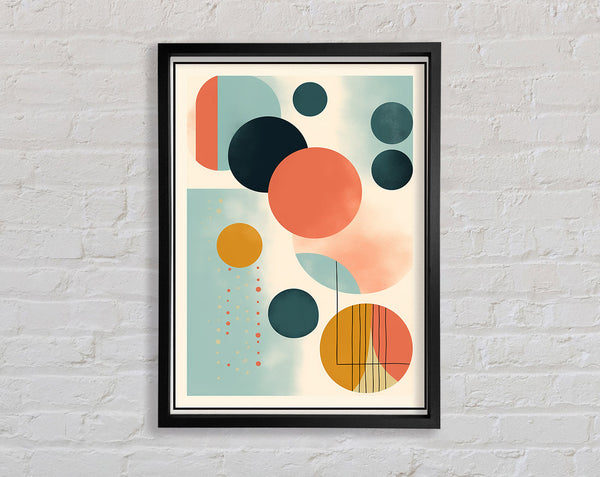 Circles Of Modern Life Framed Print