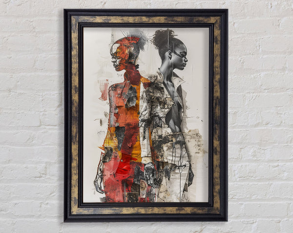 City Women Framed Print