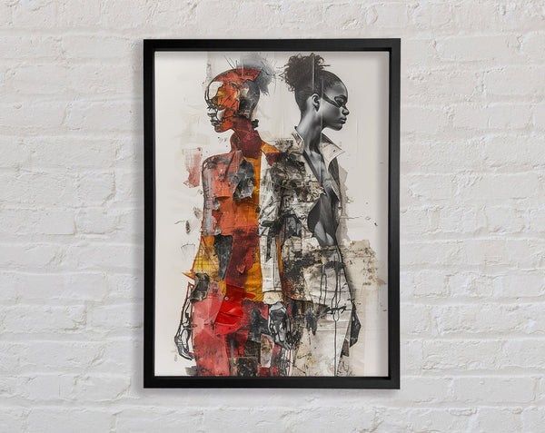 City Women Framed Print