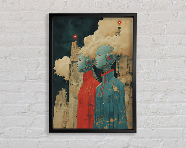 Cloud Minds Framed Print