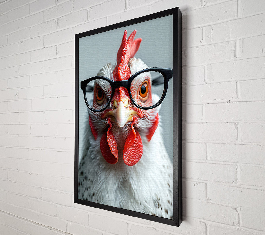  A Canvas Print of Cockerall Glasses Canvas Wall Art