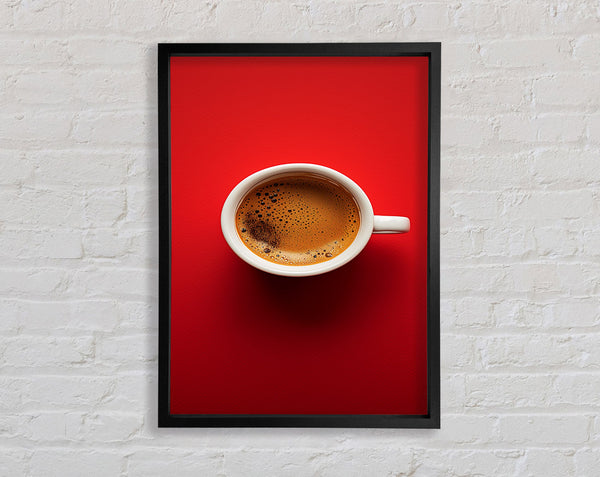 Coffee Crema Framed Print