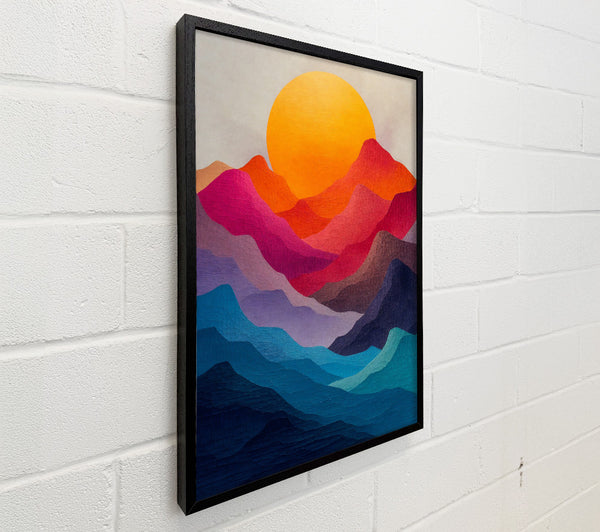 Colourful Mountain Sunset