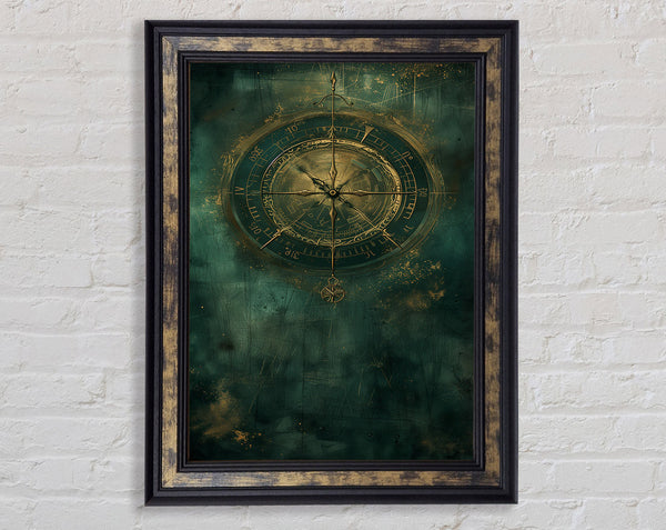 Compass Magic Framed Print