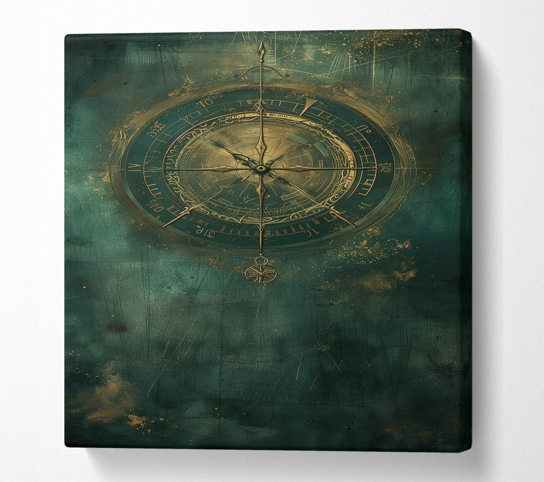  A Canvas Print of Compass Magic Canvas Print