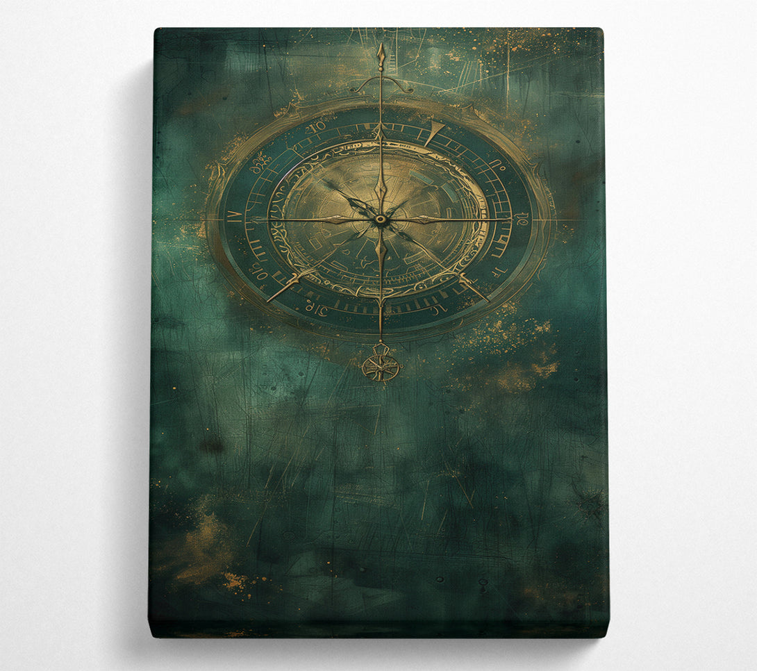  A Canvas Print of Compass Magic Canvas Print