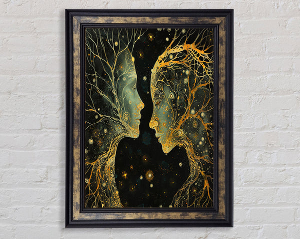 Cosmic Beings Framed Print