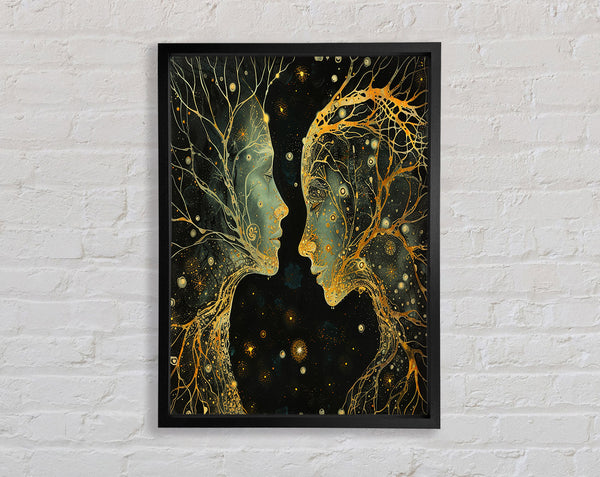 Cosmic Beings Framed Print