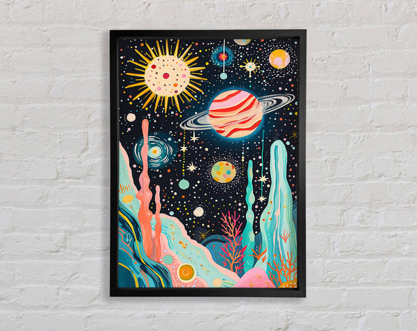 Cosmic Galaxy Framed Print