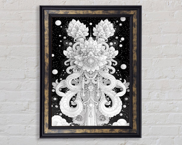 Cosmic Life Framed Print