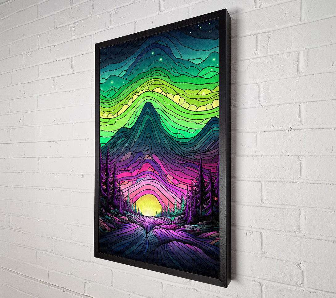  A Canvas Print of Cosmic Skies Canvas Wall Art