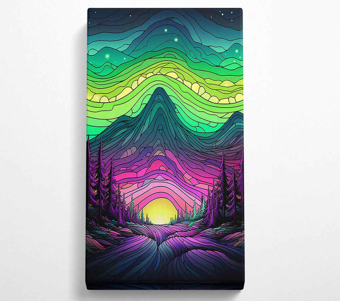  A Canvas Print of Cosmic Skies Canvas Wall Art