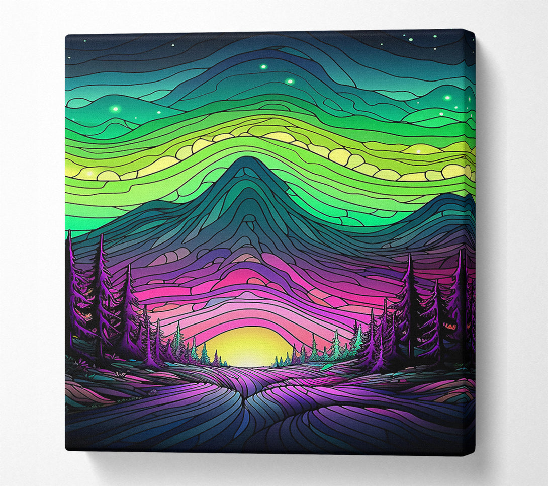  A Canvas Print of Cosmic Skies Canvas Wall Art