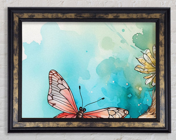 Curious Hare Framed Print