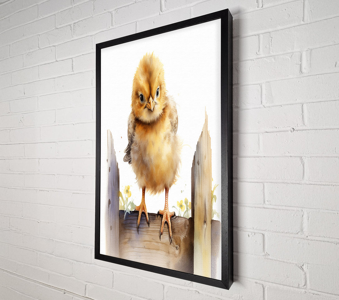  A Canvas Print of Cute Easter Chick Canvas Print