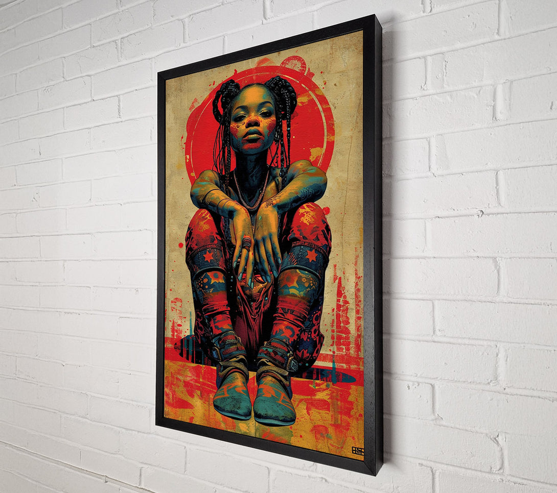  A Canvas Print of Cyber Girl Canvas Art