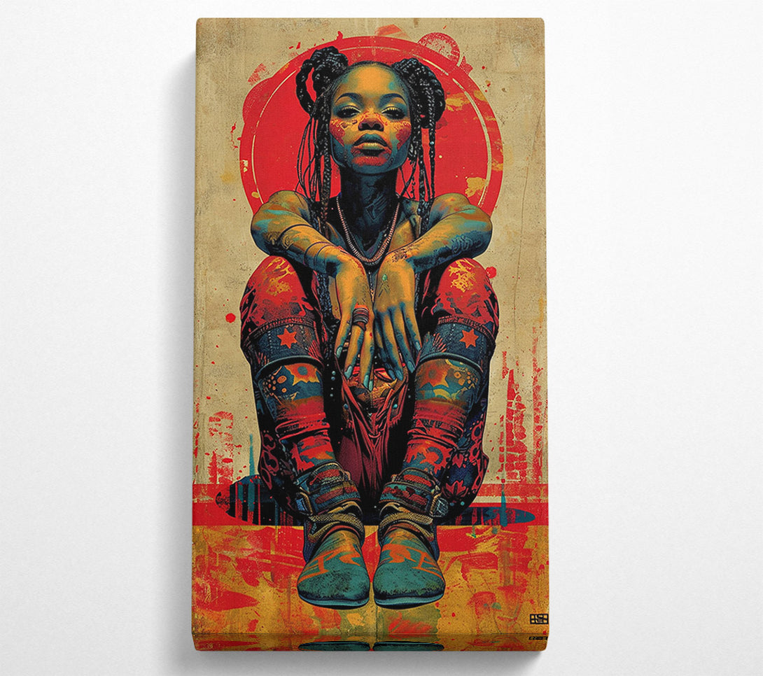  A Canvas Print of Cyber Girl Canvas Art
