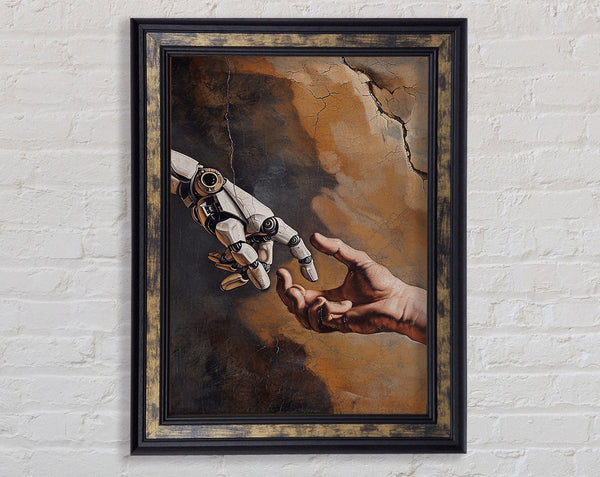 Da Vinci Robot Framed Print