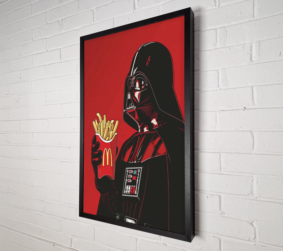  A Canvas Print of Darth Fries Canvas Art