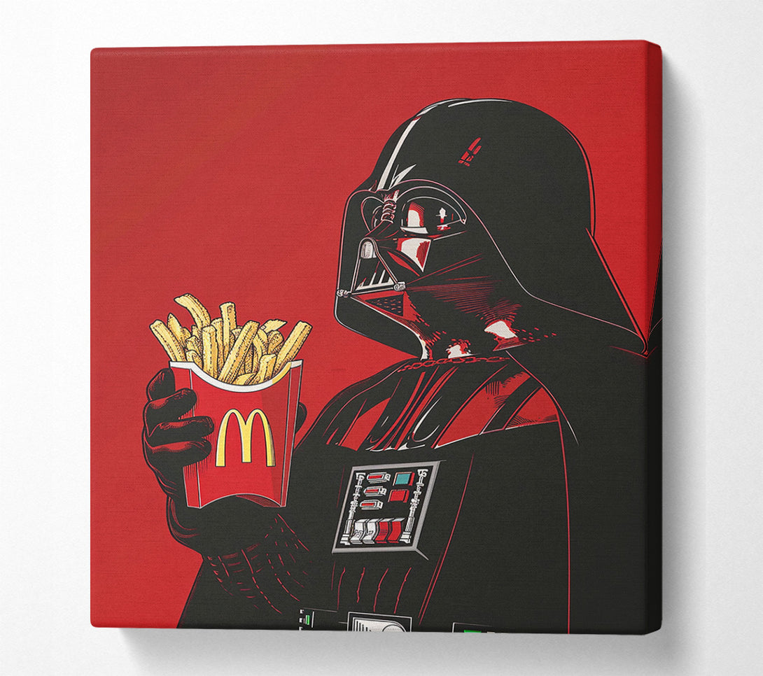  A Canvas Print of Darth Fries Canvas Art