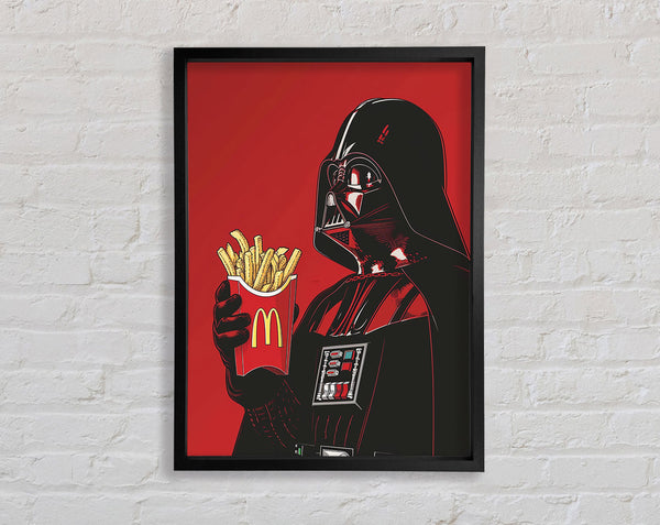 Darth Fries Framed Print