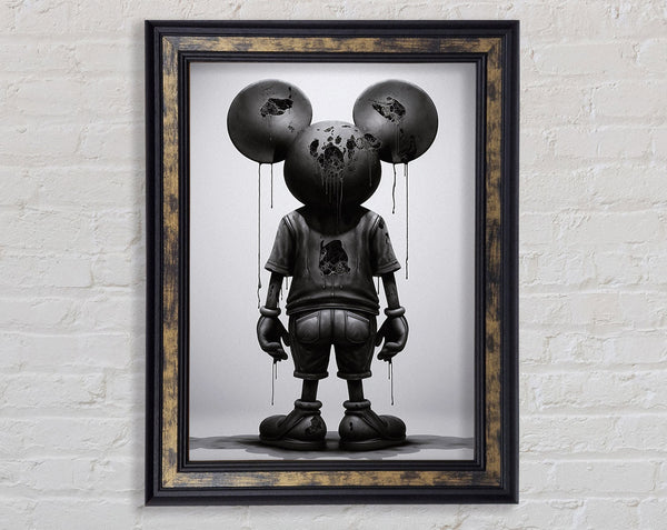 Decayed Mouse Framed Print