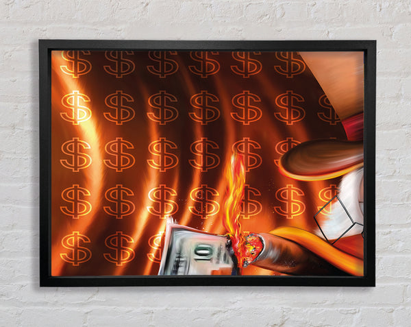 Dollar Duck Framed Print