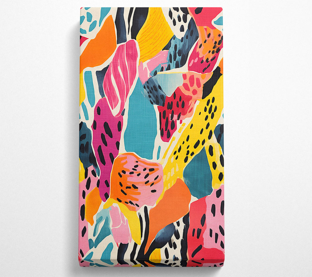  A Canvas Print of Dotted Shapes Canvas Print