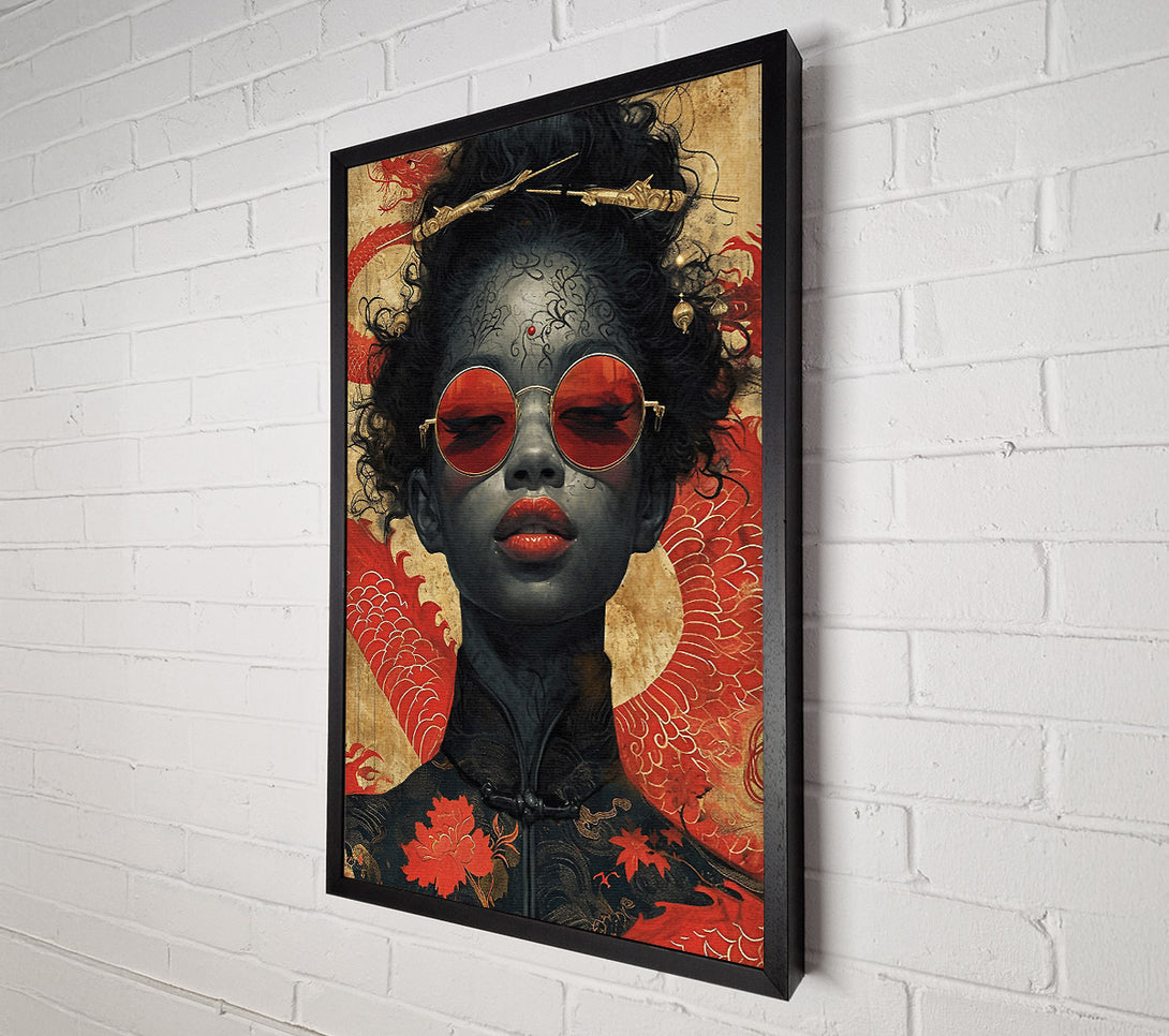  A Canvas Print of Dragon Empress Canvas Wall Art