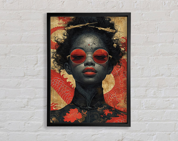 Dragon Empress Framed Print