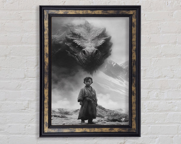 Dragon Stalk Framed Print