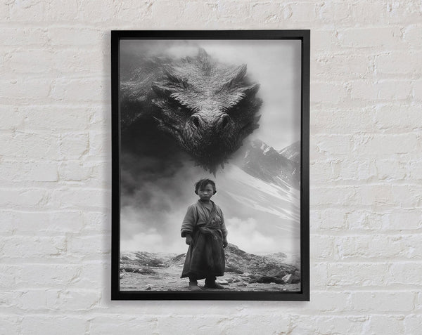 Dragon Stalk Framed Print