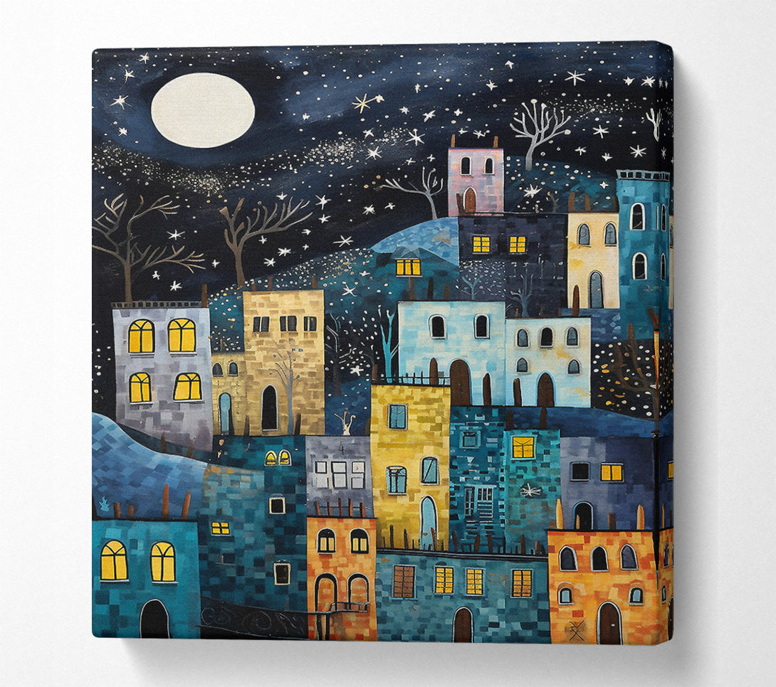  A Canvas Print of Dream Town Canvas Wall Art