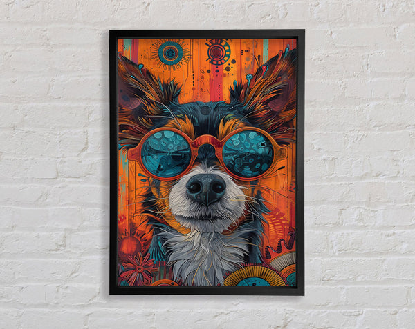 Dreamy Dog Framed Print