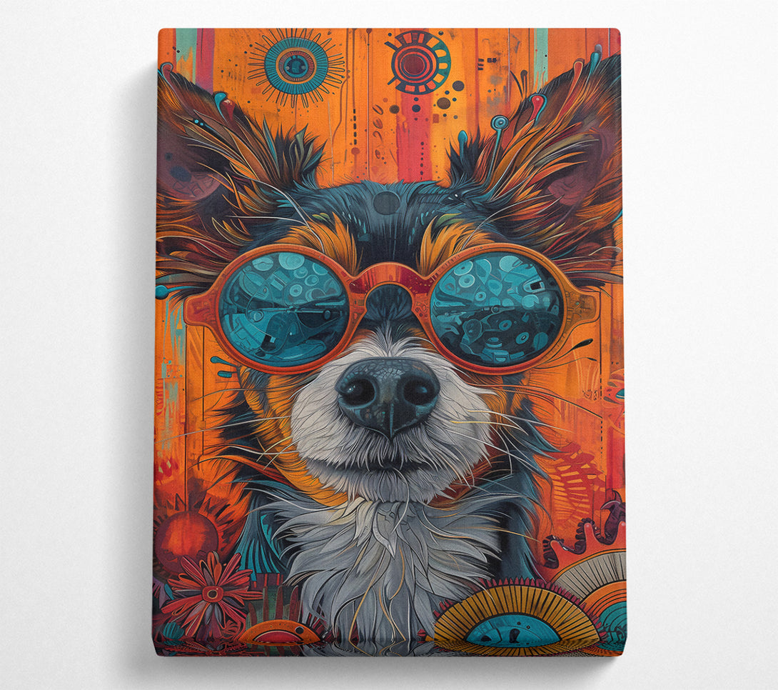  A Canvas Print of Dreamy Dog Canvas Print